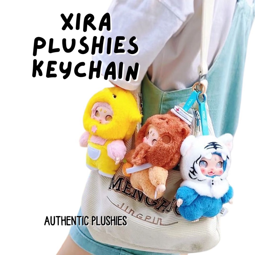 [SG] พวงกุญแจตุ๊กตา Xira Capybara White Tiger ของแท้ของเล่นนุ่มน่ารัก