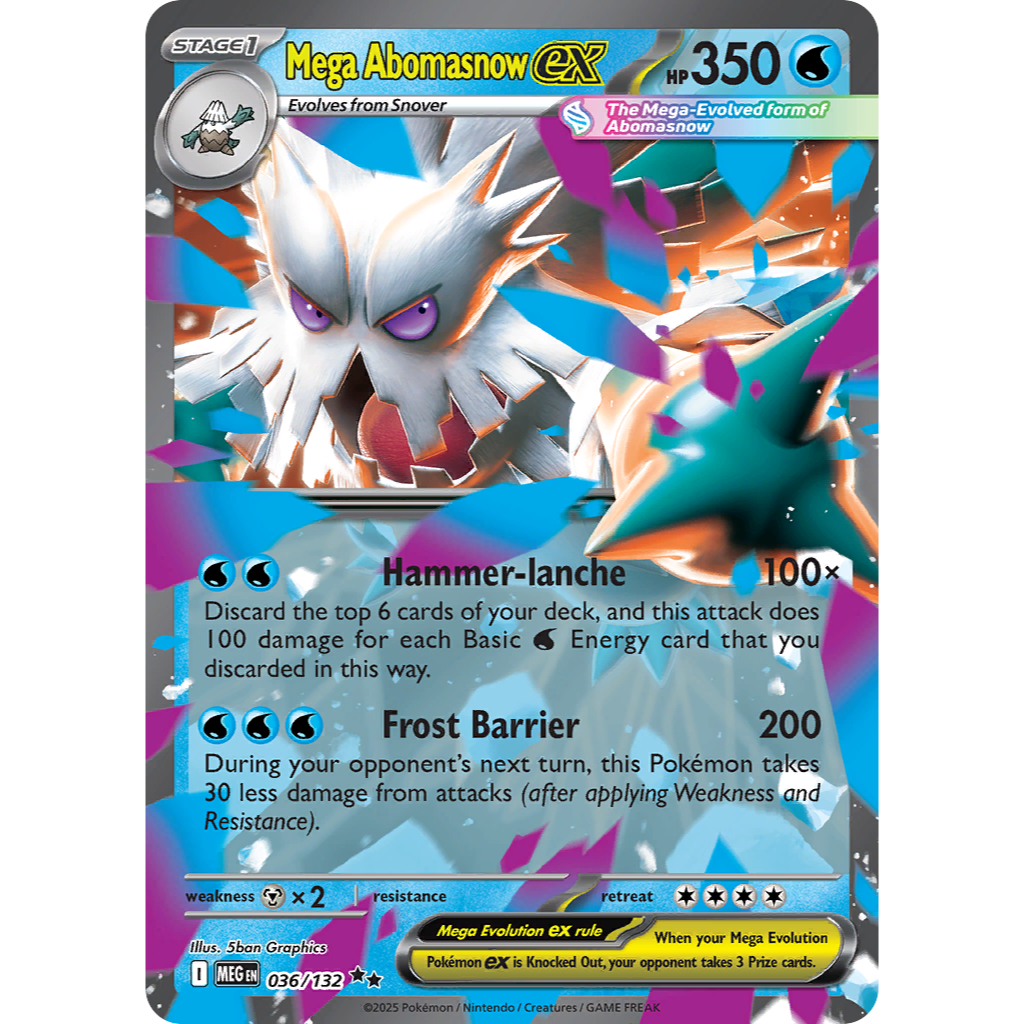 [Pokemon TCG] [Mega Evolution: Mega Evolution] Double Mega Abomasnow ex