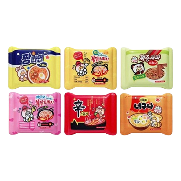 Korean Ramen-Style Shape Squishy Stress Squishy (จัดส่งแบบสุ่ม)Jin Ramen Mild / Buldak Cheese / Chap