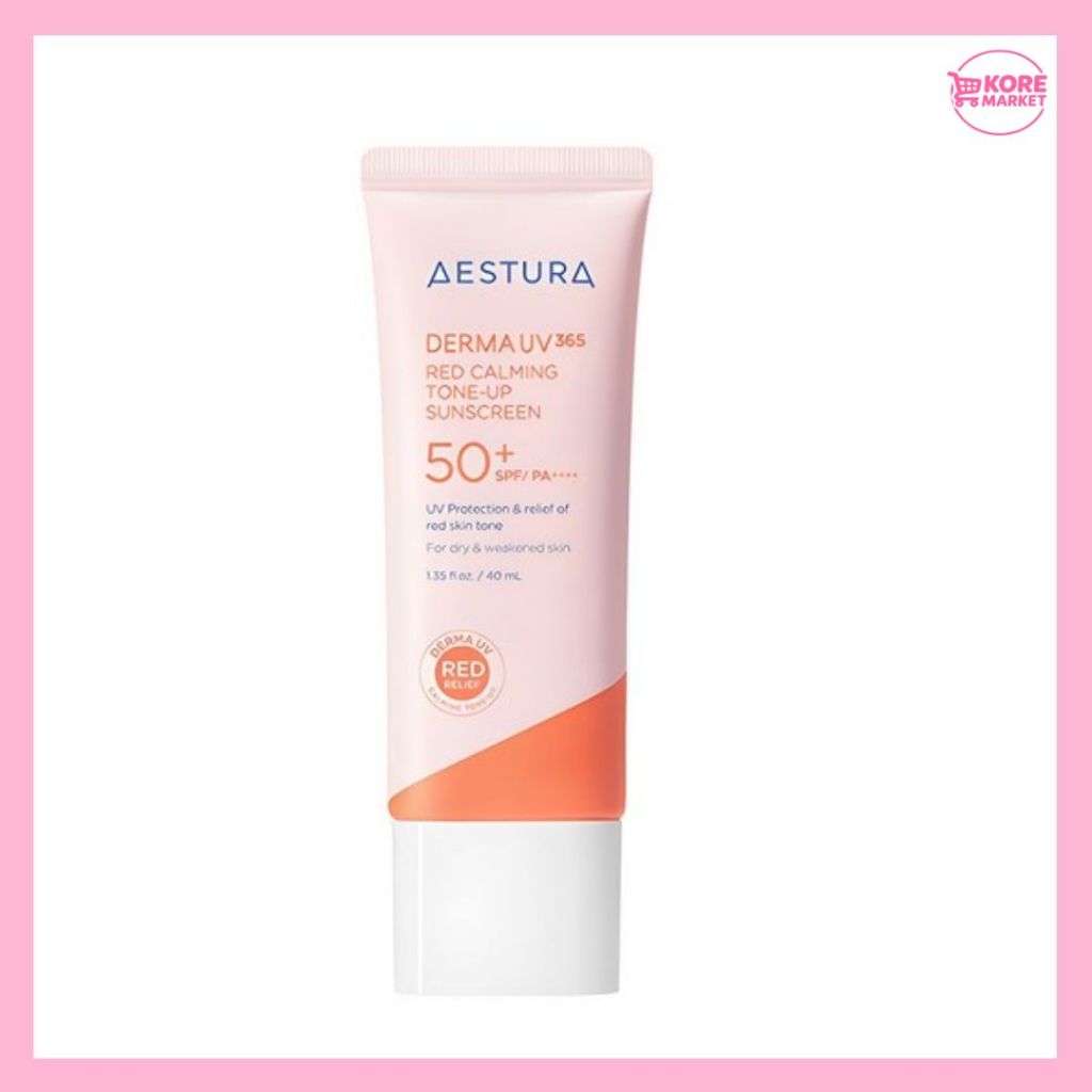 AESTURA DERMA UV 365 RED CALMING TONE-UP SUNSCREEN SPF50+ PA++++