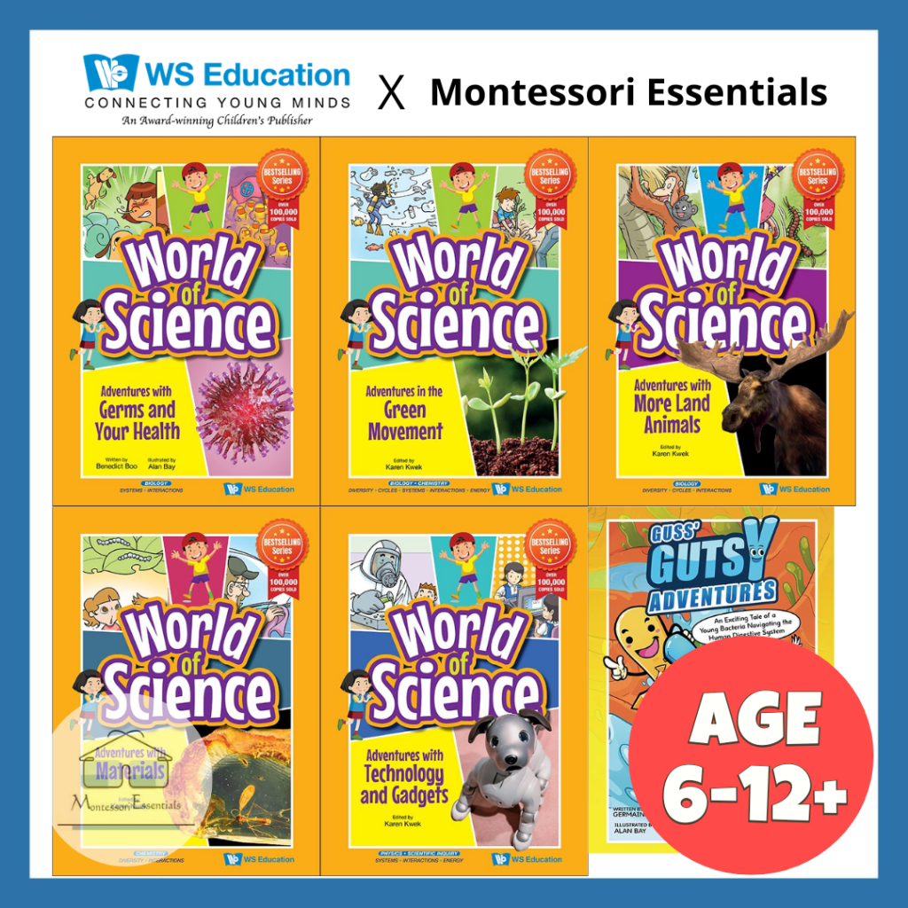 WS E - World of Science Set 3 Single Books Children Science Book Age 6-12