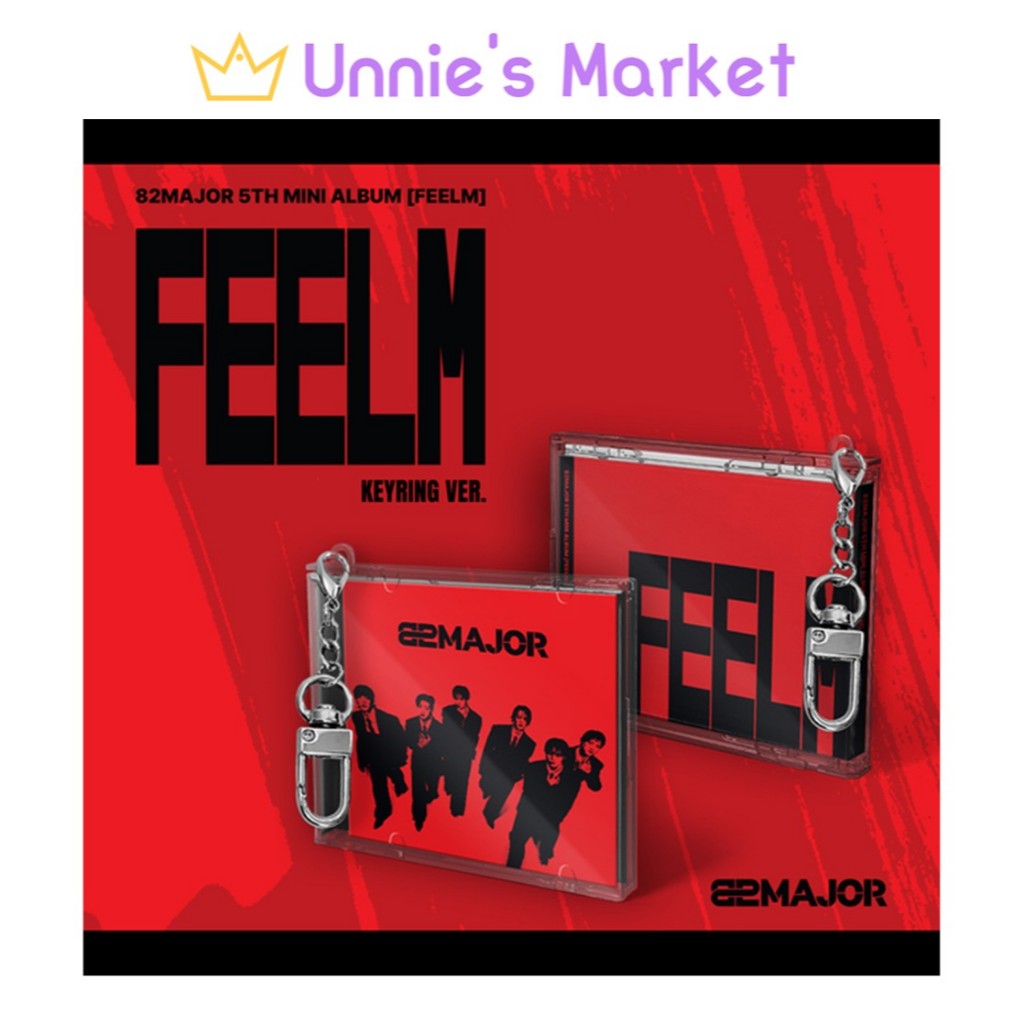 [Official] 82MAJOR 5th Mini Album [FEELM] (KEYRING Ver.) ของแท้ 100% นับชาร์ต Hanteo Circle | K-POP