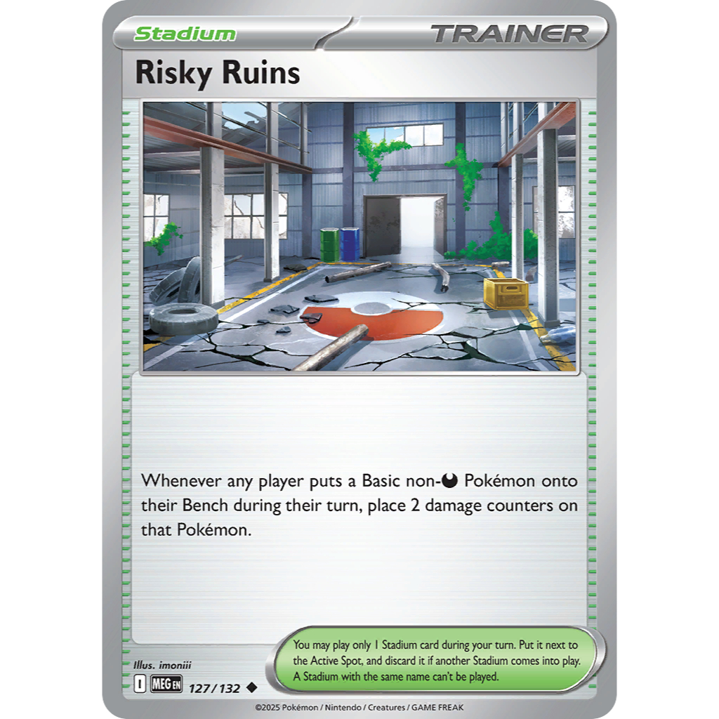 [Pokemon TCG] [Mega Evolution: Mega Evolution] Trainer Card Uncommon Risky Ruins