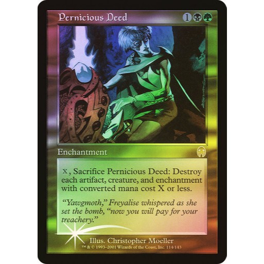 การ์ด EDH PlayTest - Pernicious Deed (มัลติ)
