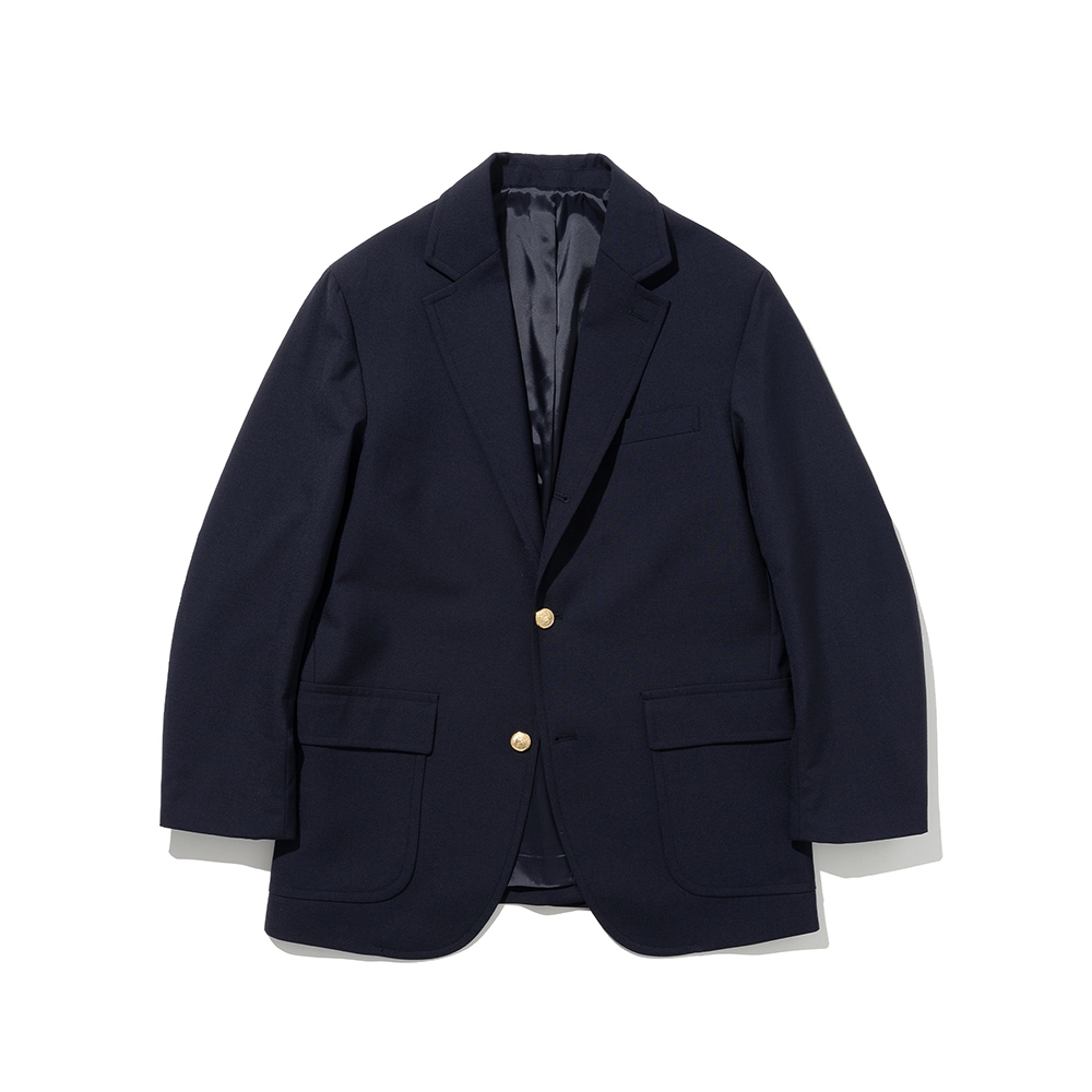 RENACTS Wool Sack Cut Blazer [Navy] | Iconic Ivy League Navy Blazer