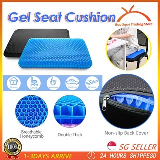 Cooling Egg Sitter Honeycomb Car Seat Cushion Breathable Soft Silicone Cushion Gel Sitter Flex Seat Cushion凝胶软坐垫