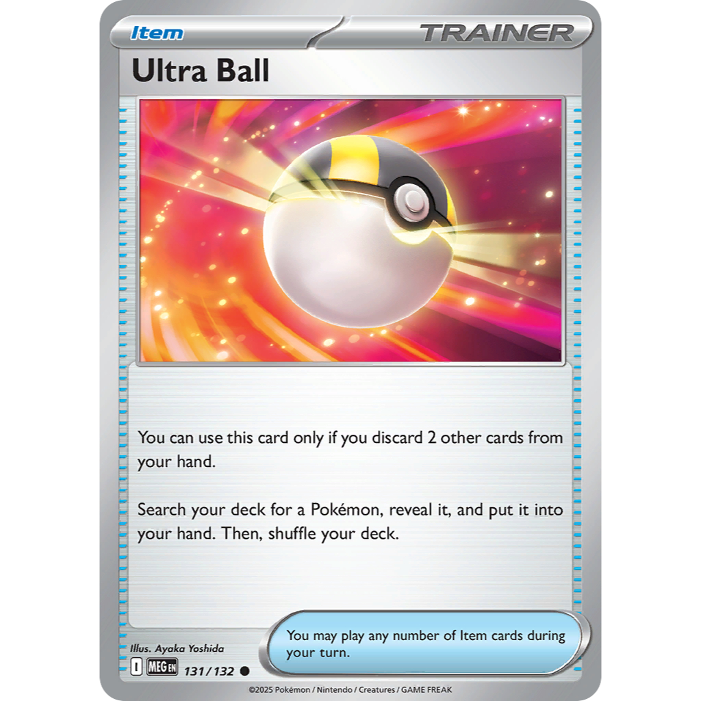 [Pokemon TCG] [Mega Evolution: Mega Evolution] Trainer Card Common Ultra Ball