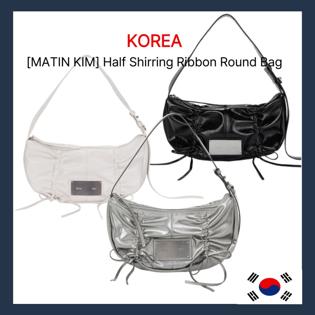 กระเป๋ากลมพร้อมริบบิ้น หลากสีจาก MATIN KIM