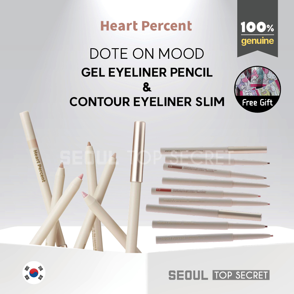 [Heart Percent] Dote On Mood Gel Eyeliner Pencil, Dote On Mood Contour Eyeliner Slim