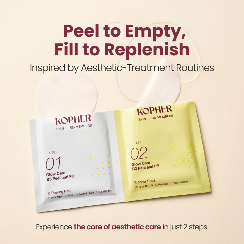 KOPHER Glow Care B3 ลอกและเติม ราคา ถูกที่สุด ดีลบีเคเค แกลเลอรีภาพที่ 2
