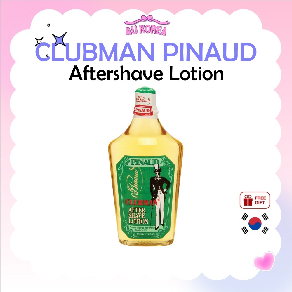 CLUBMAN PINAUD Aftershave Lotion โลชั่นหลังโกนหนวด 177ml / K-BEAUTY