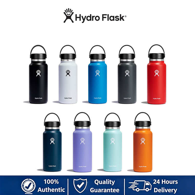 SG Hydro Flask Thermos กระติกน้ําร้อนสแตนเลสปากกว้าง 32oz/40oz กระติกน้ําร้อนสําหรับเดินทางกลางแจ้ง