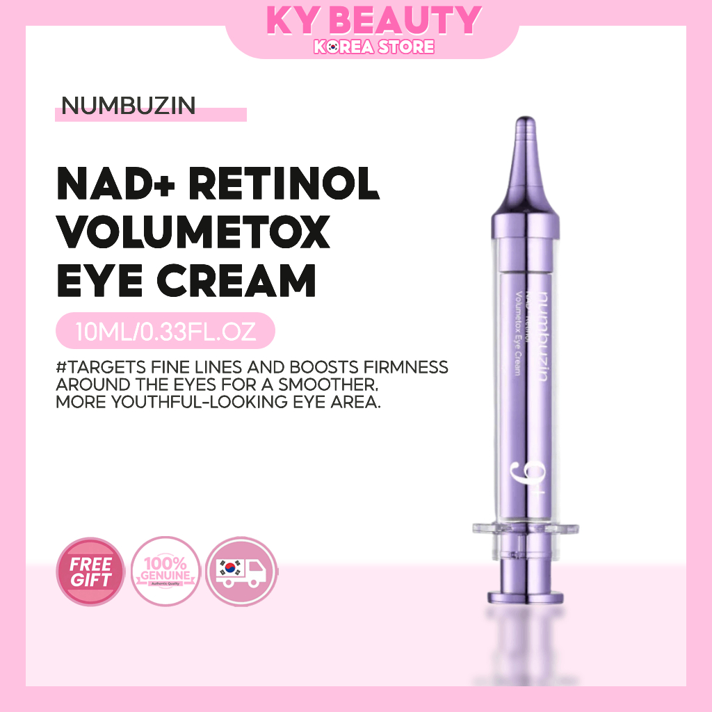 Numbuzin No.9 NAD+ Retinol Volumetox Eye Cream 10ml