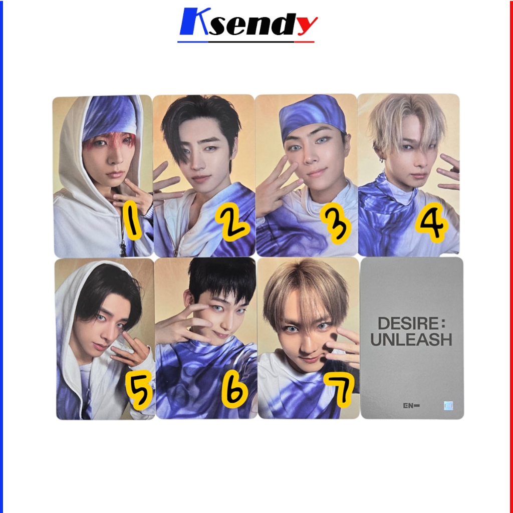 ENHYPEN [ DESIRE : UNLEASH ] Photocard 1ea [A]
