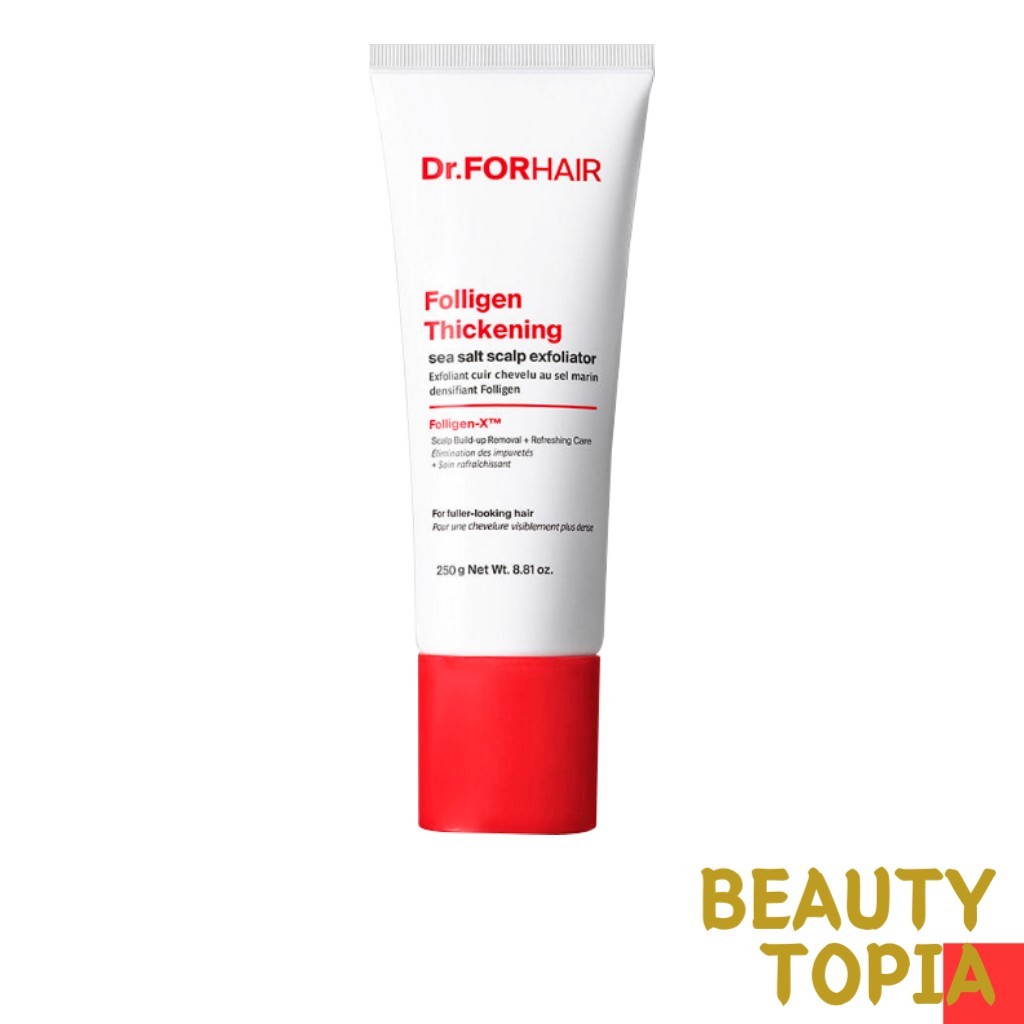Dr FORHAIR สครับหนังศีรษะ ดีท็อกซ์หนังศีรษะ สครับผม Folligen Thickening Sea salt Scalp Exfoliator 250g