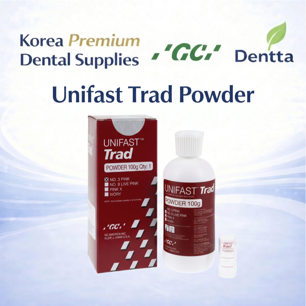 GC Unifast Trad Powder Refill 100g Dental Bottle Pack