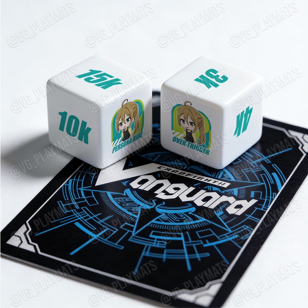 Megumi Okura Power Counter Dice Cardfight Vanguard VG Token - 1 ชุด (Persona Ride + Over Trigger)