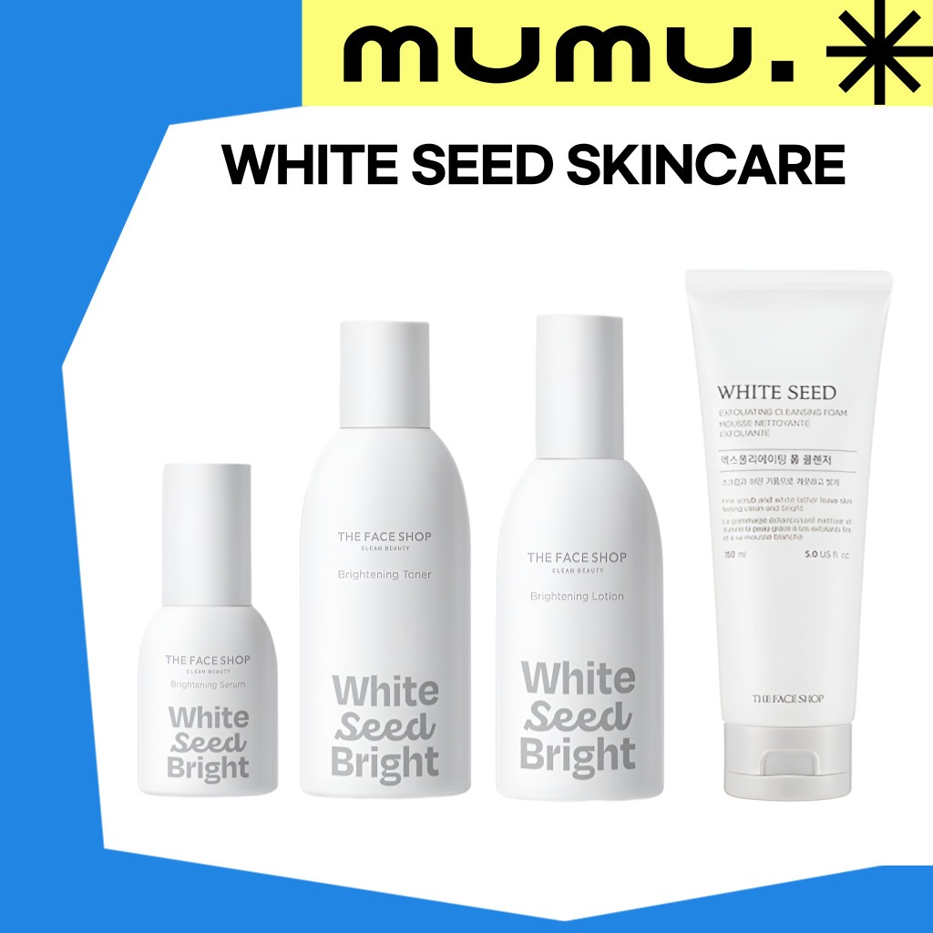 [The Face Shop] White Seed Skincare – Toner Lotion Serum Cleanser