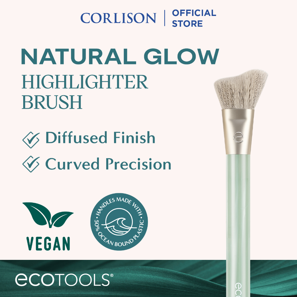 แปรงไฮไลท์โค้ง EcoTools Sea Gems