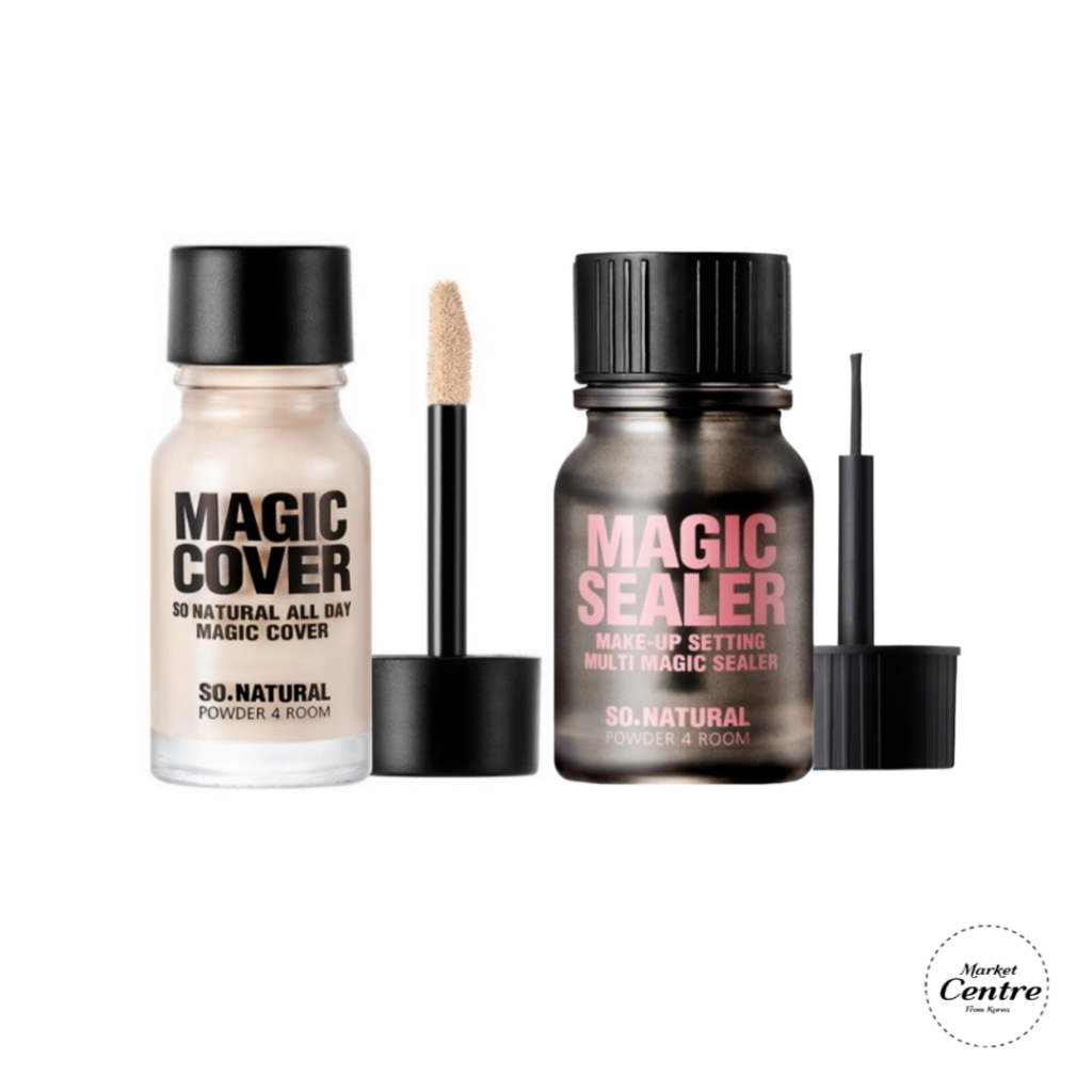 SO NATURAL Make-Up Setting Multi Magic Sealer 10ml SO NATURAL All Day Magic Cover 10ml