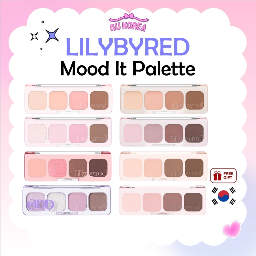 LILYBYRED Mood It Palette – 8 สี / K-BEAUTY