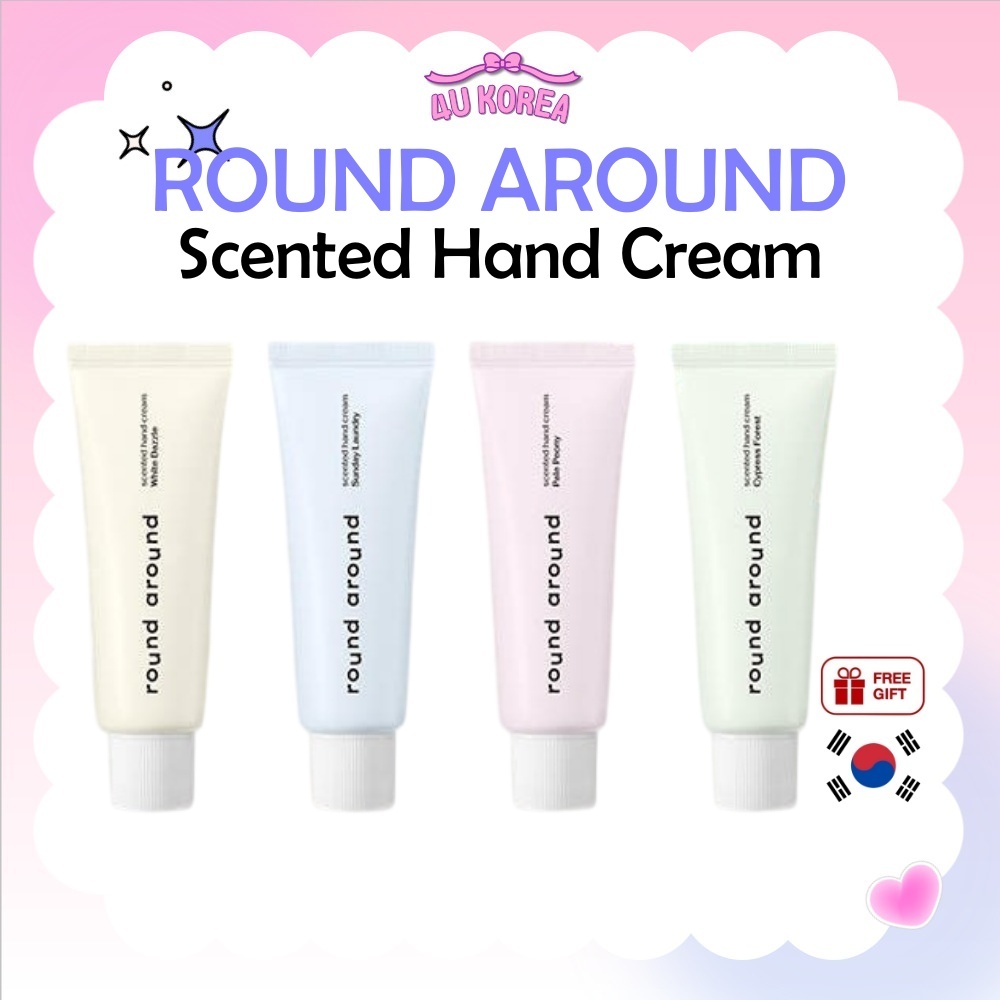 ROUND AROUND Scented Hand Cream 4 Scents 50ml/K-BEAUTY