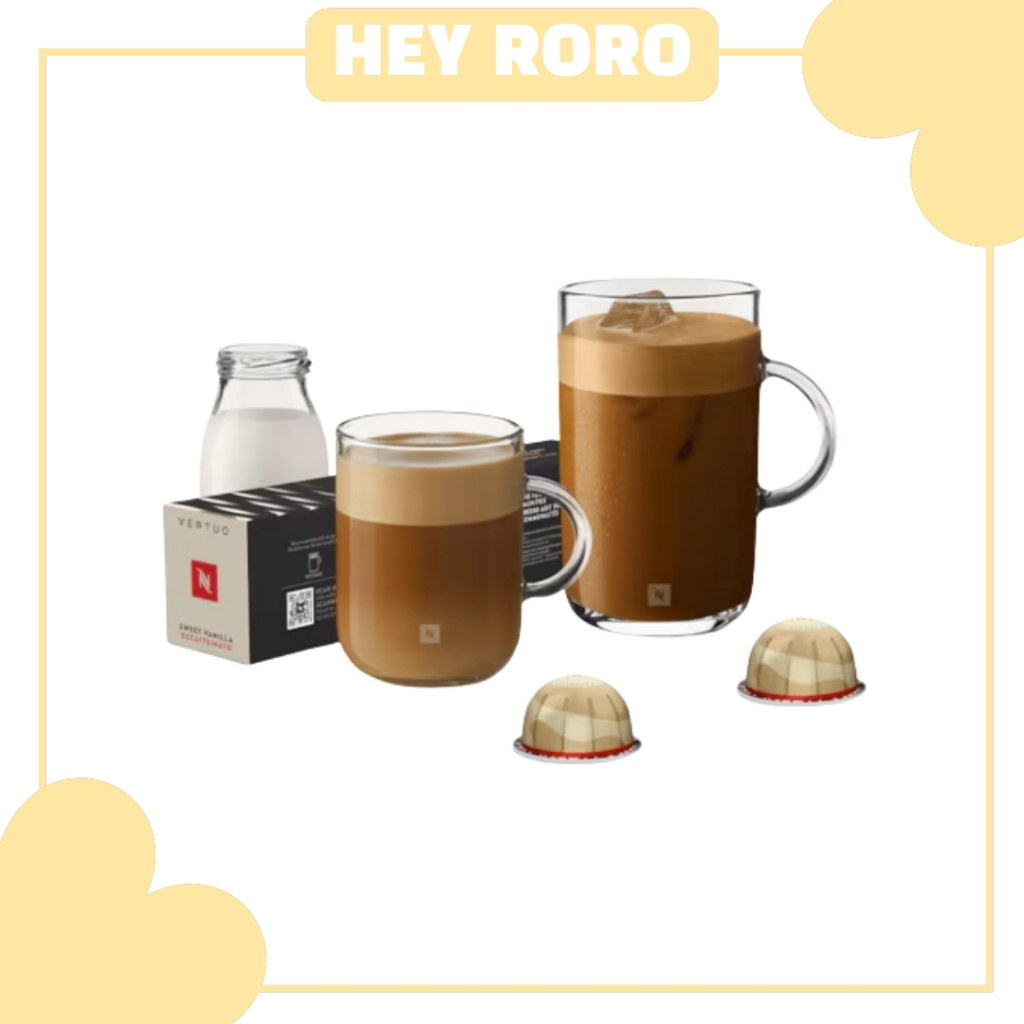 แคปซูลกาแฟแท้ Nespresso VERTUO Vanilla Decaffeinato