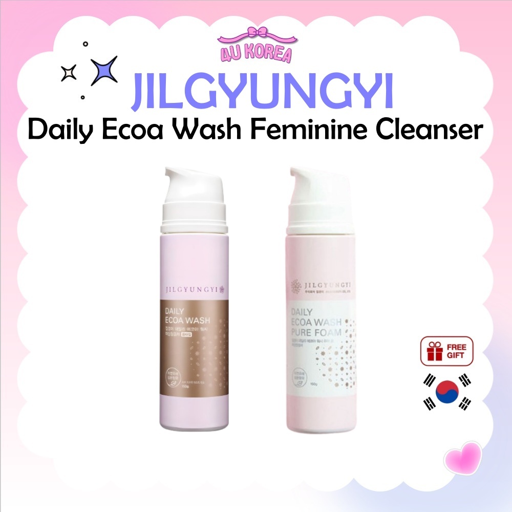 JILGYUNGYI Daily Ecoa Wash Feminine Cleanser Foam Type 150g / K-BEAUTY