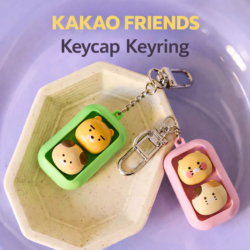 [Kakao Friends] พวงกุญแจปุ่มกดคีย์บอร์ด