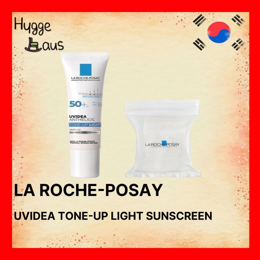【LA ROCHE-POSAY】UVIDEA Tone Up Light Sunscreen SPF50+ PA++++ 30ml กันแดดหน้า