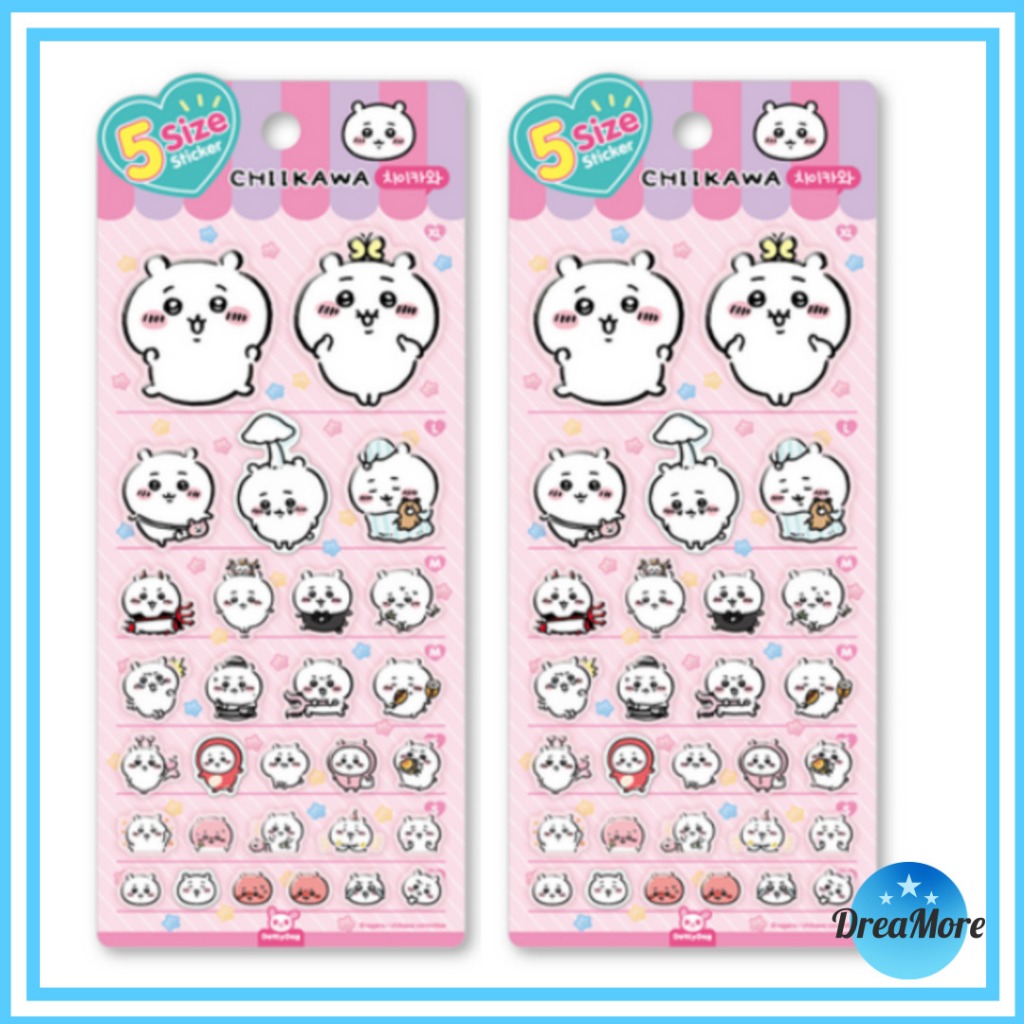 CHIIKAWA 5 Size Sticker / Calender Diary Laptop Deco Stickers