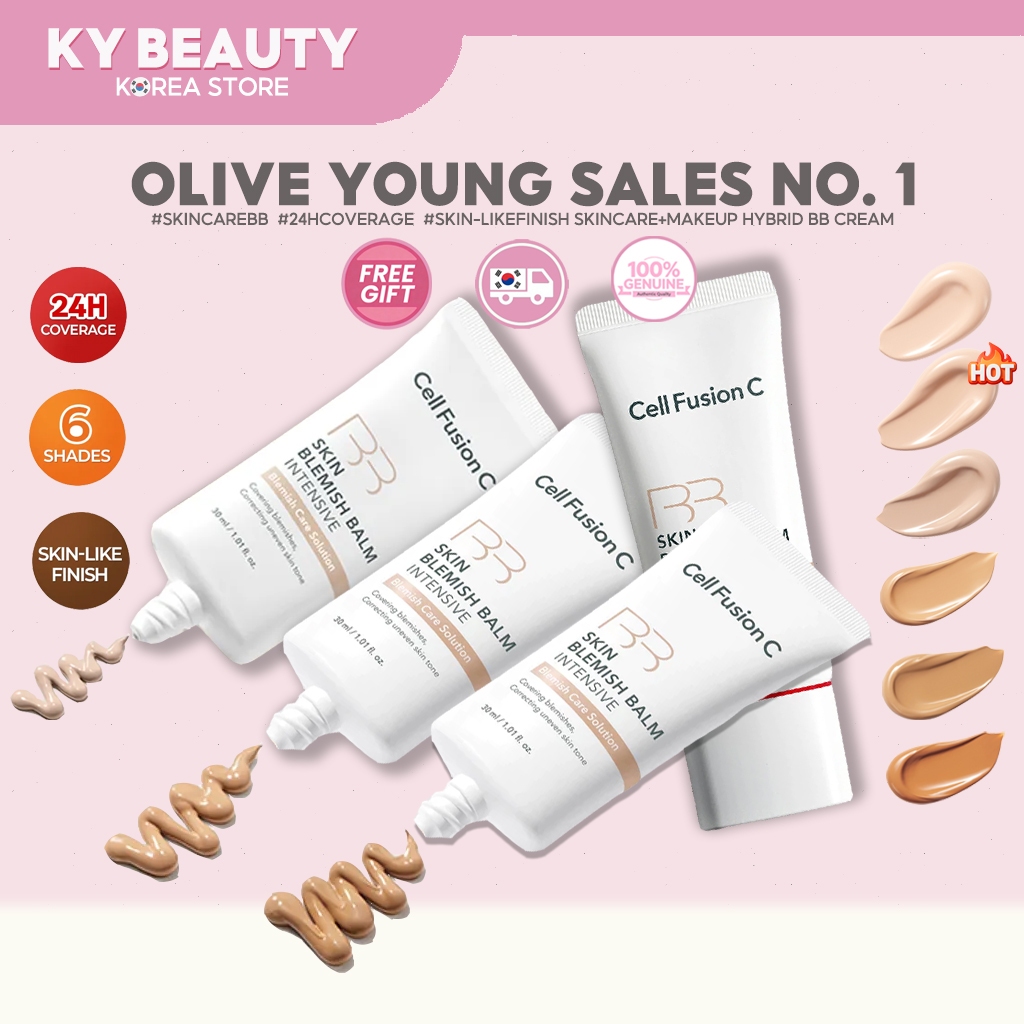 [Cell Fusion C] Skin Blemish Balm Intensive BB Cream 30ml 6Colors - Tinted Moisturizer BB Cream