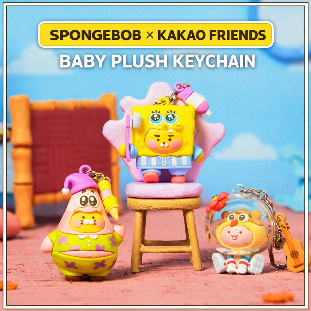 [SpongeBob x Kakao Friends] พวงกุญแจ