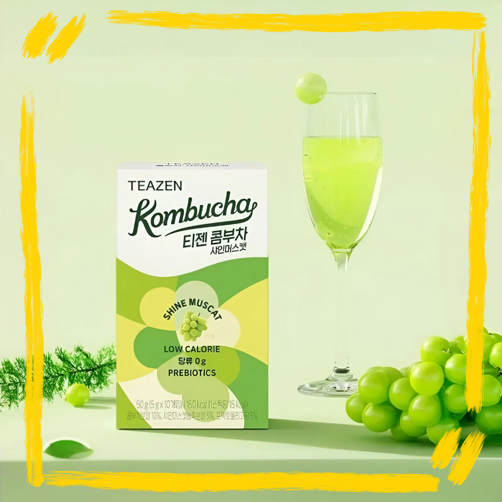 TEAZEN Kombucha Shine Muscat (ความหวานระดับพรีเมียม)