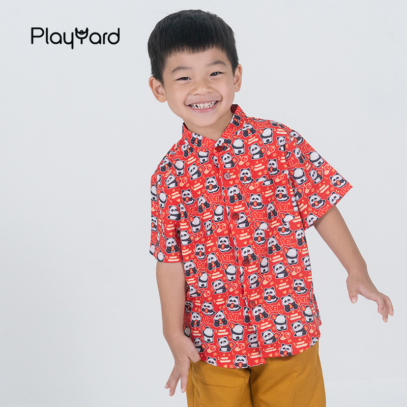 CNY Boy Shirt - แพนด้าน่ารัก