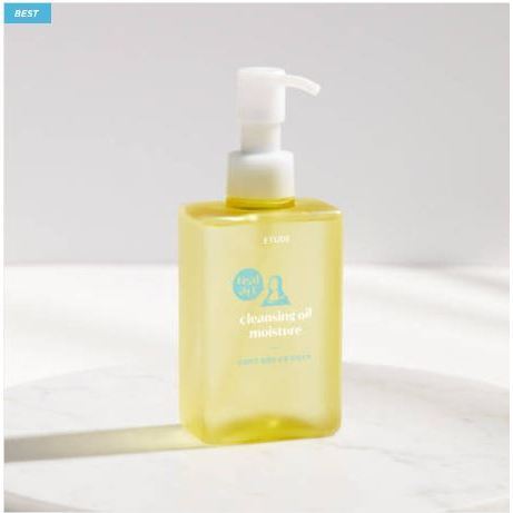 ETUDE NEW Real Art Cleansing Oil Moisture 185ml(+รีฟิล 185ml +bb คลีนซิ่งฟอร์ม160g)/ 185ml(+bb คลีนซ
