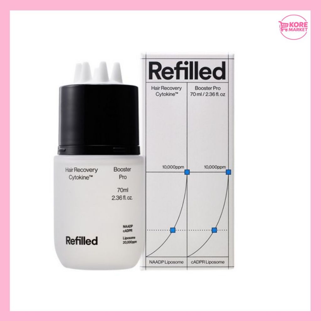 จัดส่งรวดเร็ว HOT KOREA REFILLED HAIR RECOVERY BOOSTER PRO 70ML – ดูแลเส้นผมหนังศีรษะ