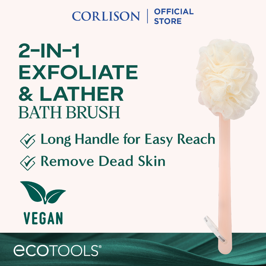 แปรงอาบน้ํา EcoTools 2-In-1