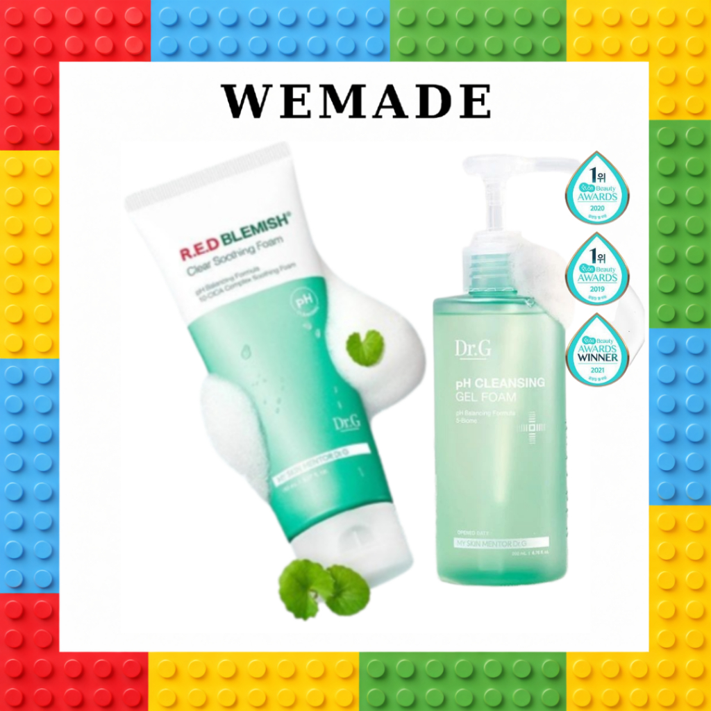 [Dr.G] Red pH Cleansing Gel Foam / Red Red Blemish Blemish Clear Soothing Foam - pH Balancing Fumula