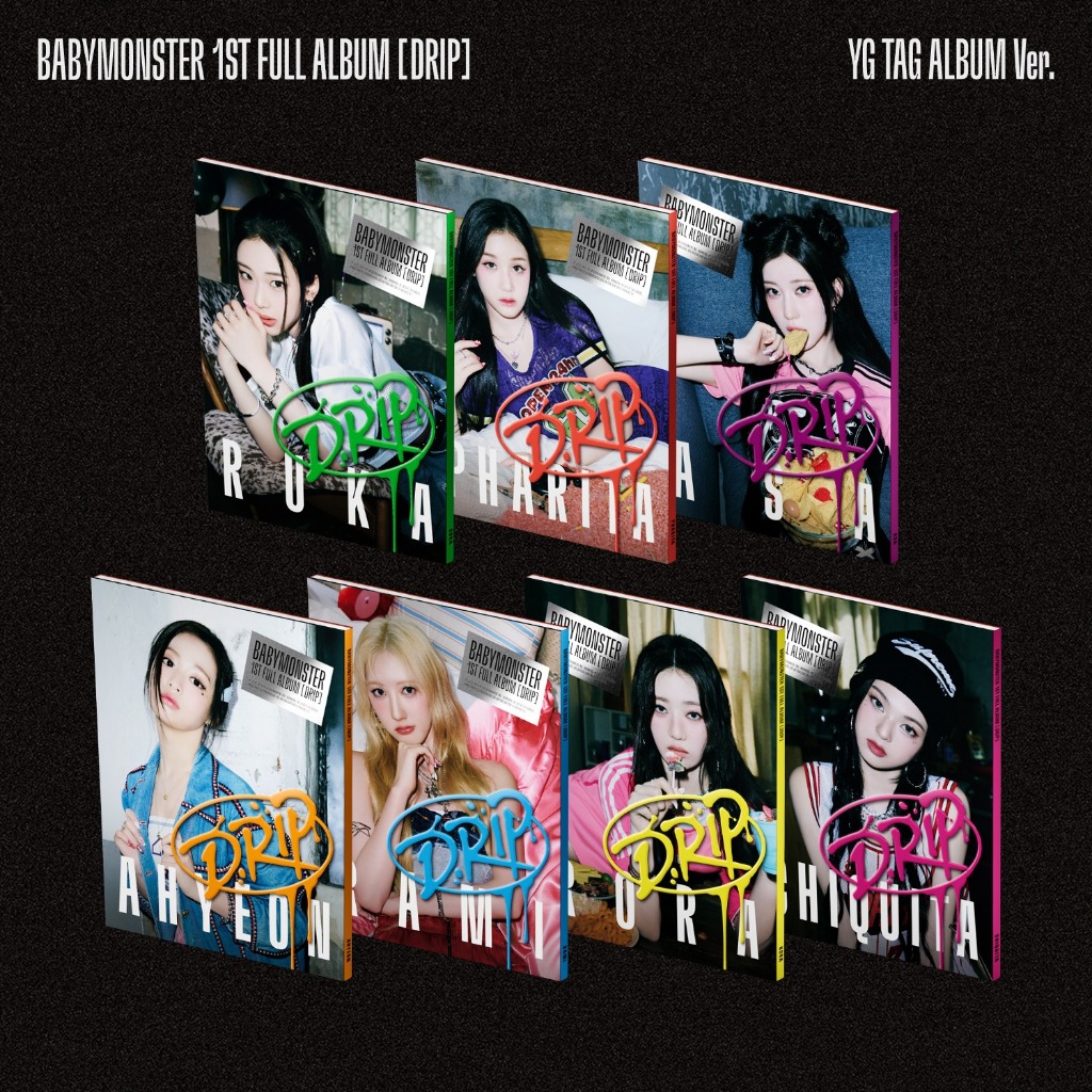 BABYMONSTER อัลบั้มเต็มที่ 1 [DRIP] YG TAG ALBUM Ver.