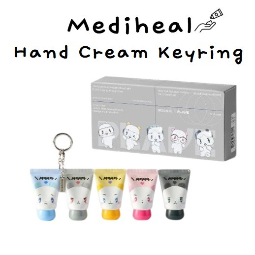 Mediheal PLAVE พวงกุญแจครีมทามือน้ําหอม 5 ชิ้น | Mediheal PLAVE Edition Signature Perfume Hand Cream