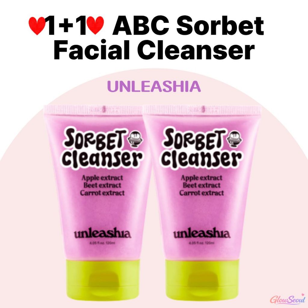 [1+1] UNLEASHIA ABC Sorbet Facial Cleanser แพ็คคู่ Limited Stock Last Chance Deal