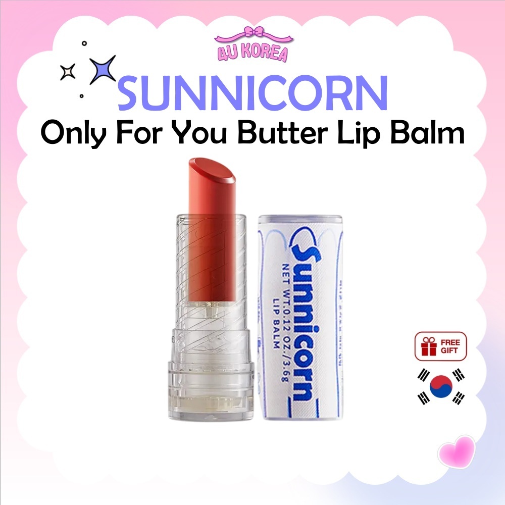 SUNNICORN Only For You Butter Lip Balm 3.6g – 4 สี / K-BEAUTY