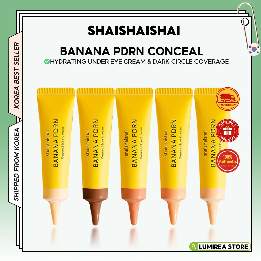Shaishai BANANA PDRN ปกปิดอายครีม15ml 5 สี