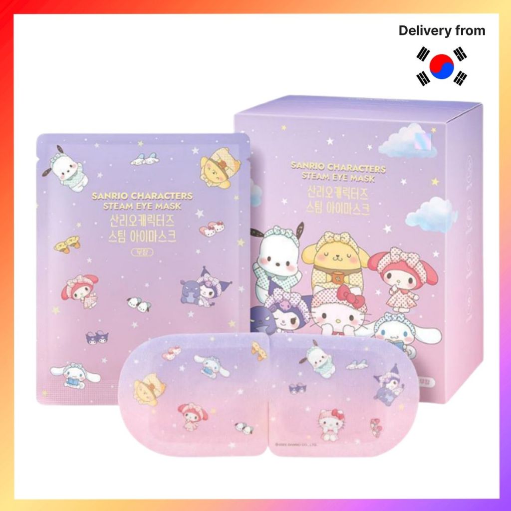 Sanrio Character Steam Eye Mask (12P) | ของแท้ Character Eye Spa
