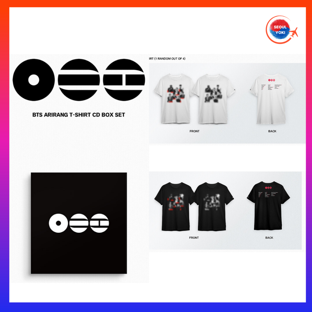 BTS ARIRANG เสื้อยืด CD Box Set