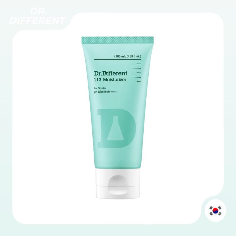 [Dr.Different] 113 Moisturizer for Oily Skin 100ml Lightweight Hydrating Face Cream pH 5.5 Sebum Car