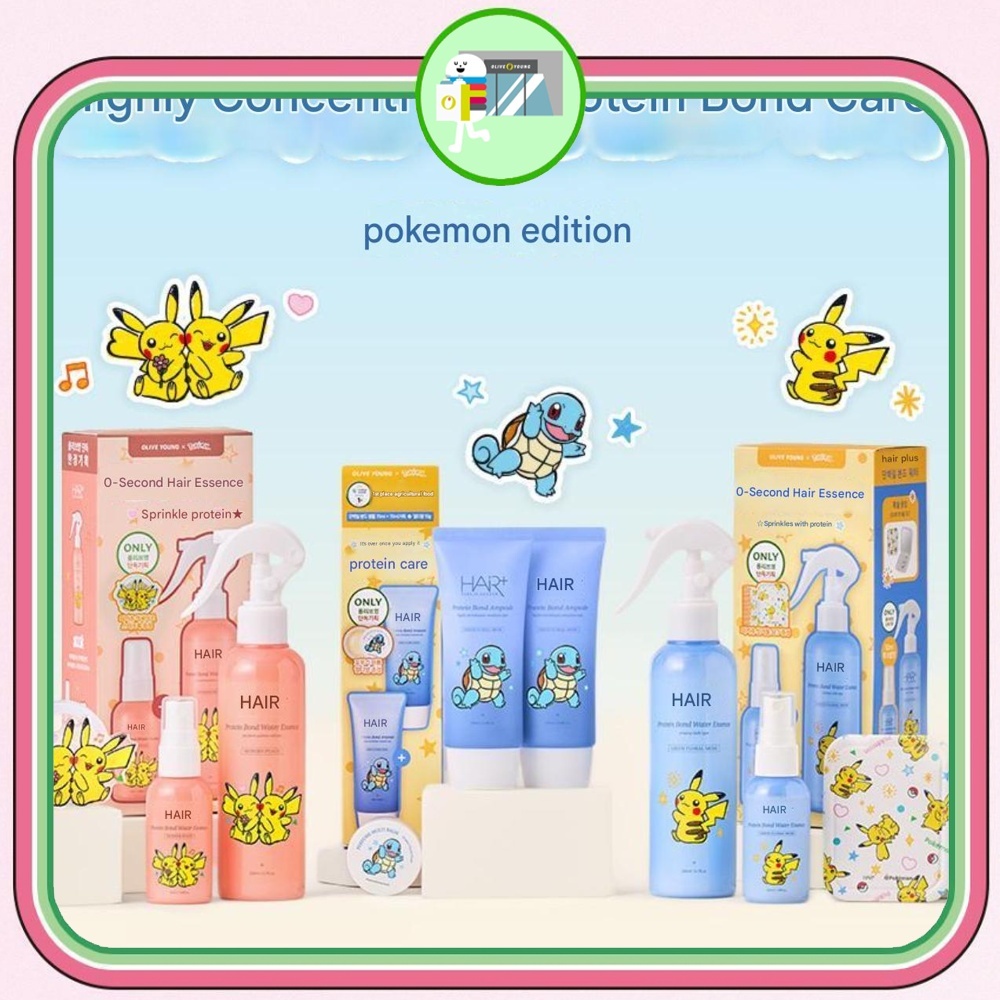 HAIRPLUS X Pokemon Protein Bond Collection