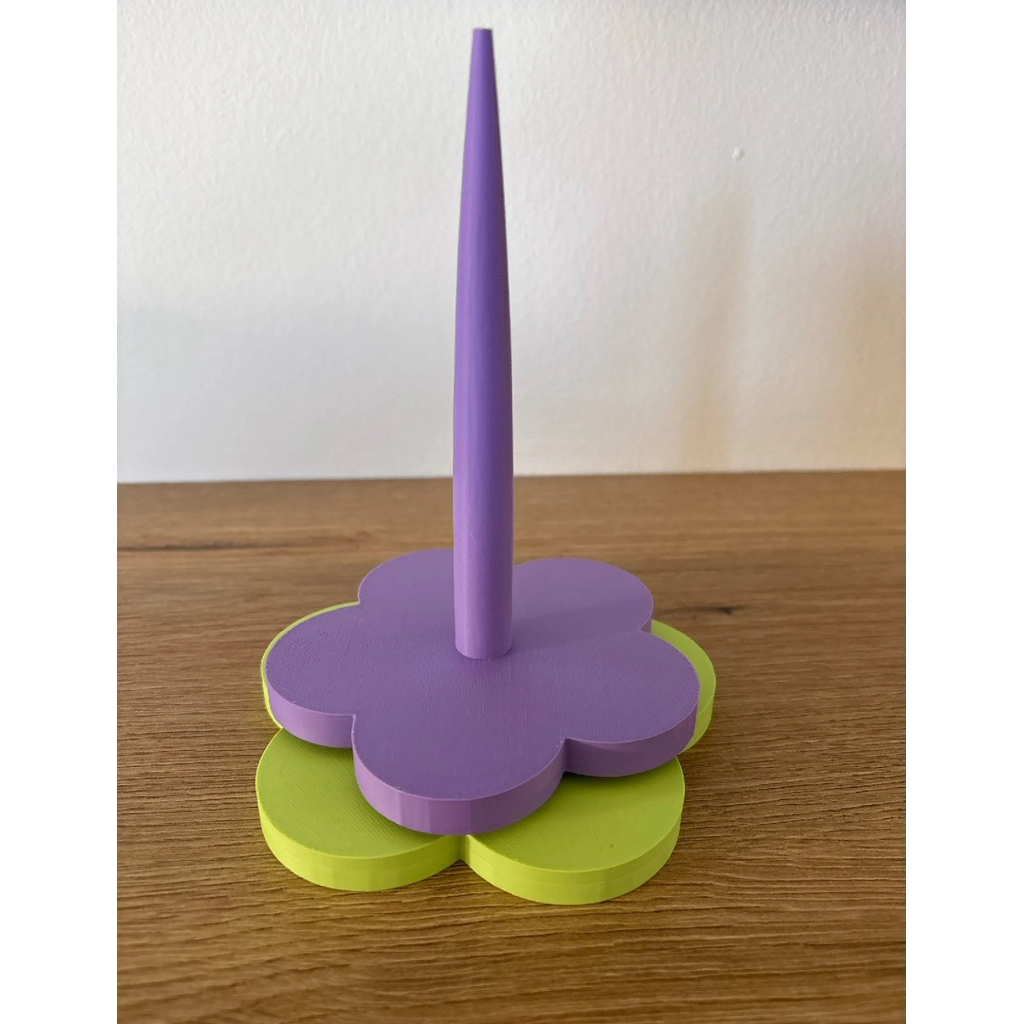 0061 Flower Yarn Spinner – Smooth Unwind Holder