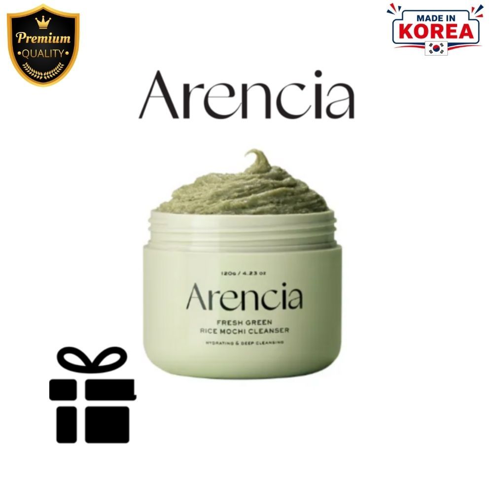 [K-BEAUTY] Arencia Fresh Green Rice Mochi Cleanser Tteok Soap Face Cleanser 120g